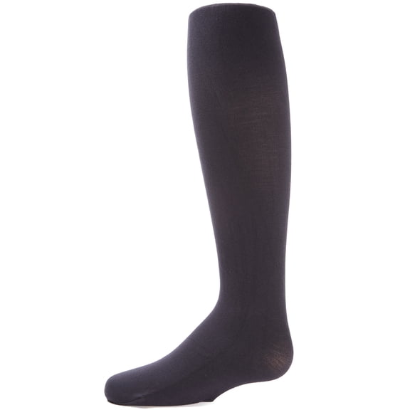 MeMoi Soft Pima Cotton Opaque Tights - Girls - Female, 2-4, Navy