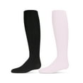 thumbnail image 1 of MeMoi Solid  Opaque Microfiber Tights 2-Pack - Girls - Female, 4-6, Black-Pink, 1 of 7