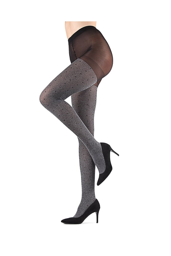 Static Pindot Opaque Tights - Mens - Male