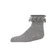 thumbnail image 1 of MeMoi  Step and Shimmer Ruffle Anklet Socks - Girls - Female, 2, Gray, 1 of 10