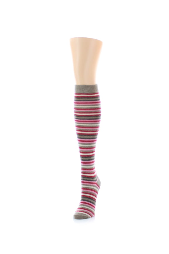 Stripe Out Wool Knee High Sock - Womens - Female, One Size, Fossil