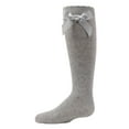 thumbnail image 1 of MeMoi Sweet Bow Cotton Blend Knee High Socks - Girls - Female, 4, Gray, 1 of 7