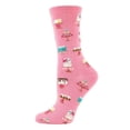 thumbnail image 1 of MeMoi Sweet Treats Cake Bamboo Blend Crew Novelty Socks - Womens - Female, 1 of 7