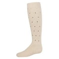 thumbnail image 1 of MeMoi  Sweetheart Studded Knee-High Socks - Girls - Female, 4, Oatmeal, 1 of 7