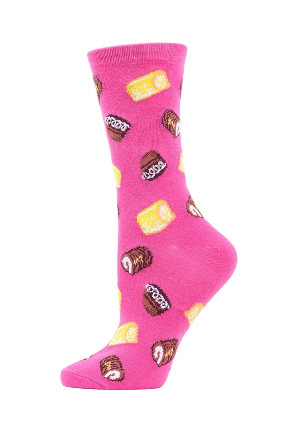 Sweets Bamboo Blend Crew Socks - Womens - Female, One Size, Black