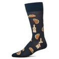 thumbnail image 1 of MeMoi Taco Tuesday Bamboo Blend Novelty Socks - Mens - Male, 10-13, Navy Blazer, 1 of 10