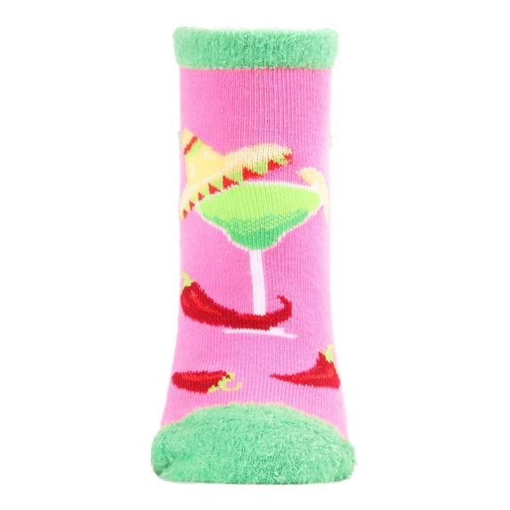 MeMoi Te Amo Tequila Low-Cut Non-Skid Socks - Womens - Female, 9-11, Sangria