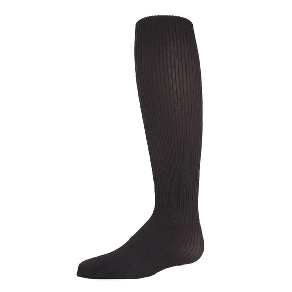 MeMoi Textured Toes Ribbed Tights - Girls - Female, 6-8, Black