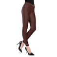 thumbnail image 1 of MeMoi Thin-Rib Slim-Cut Stretch Corduroy Leggings - Womens - Female (S-M, Java), 1 of 7