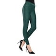 thumbnail image 1 of MeMoi Thin-Rib Slim-Cut Stretch Corduroy Leggings - Womens - Female, 1 of 7