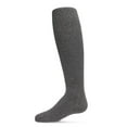 thumbnail image 1 of MeMoi  Thin Ribbed Cotton Tights - Girls - Female, 6, Charcoal, 1 of 10