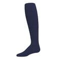 thumbnail image 1 of MeMoi  Thin Ribbed Cotton Tights - Girls - Female, 2, Navy, 1 of 12