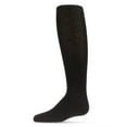 thumbnail image 1 of MeMoi Thin Ribbed Speckled Cotton Tights - Girls - Female, 12, Black, 1 of 7