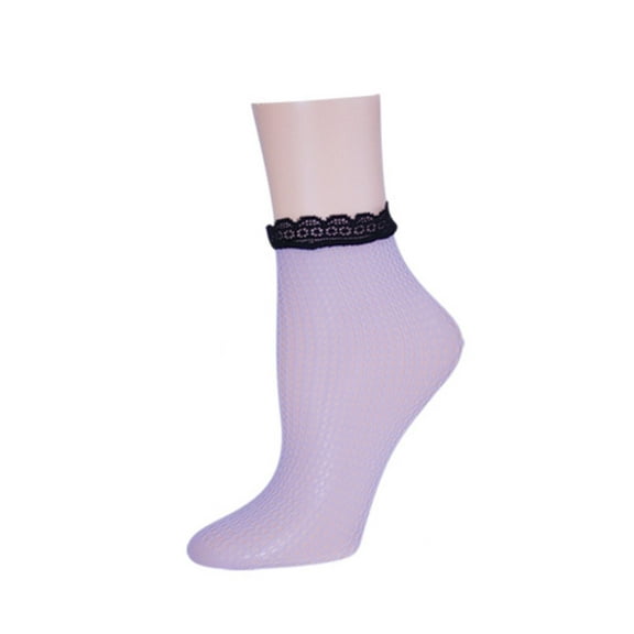 MeMoi Trellis Dusty Women's Ankle Socks - Womens - Female, One Size, Dusty Lilac