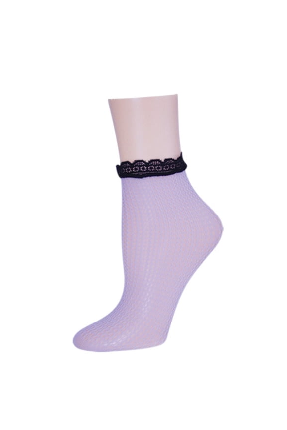 Trellis Dusty Women's Ankle Socks - Womens - Female, One Size, Dusty Lilac