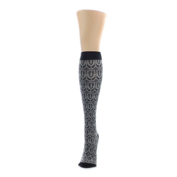 MeMoi Tri Dome Cotton Blend Knee High Sock - Womens - Female, One Size, Seaport