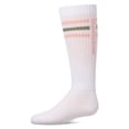thumbnail image 1 of MeMoi Girls "Sunshine" Triple-Stripe Cotton-Blend Ribbed Knee High Sock - Girls - Female, 8, Blue, 1 of 8