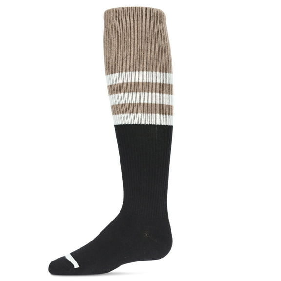 MeMoi Two-Tone Stripe Knee-High Socks - Girls - Female, 4, Black
