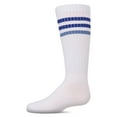 thumbnail image 1 of MeMoi  TwoTone Varsity Stripe Knee High Socks - Girls - Female, 8, Blue, 1 of 11