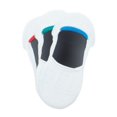thumbnail image 1 of MeMoi Ultra Invisible Cotton Sneaker Sock Liners With Contrast Heel 3-Pack - Womens - Female, One Size, Blue Multi, 1 of 1