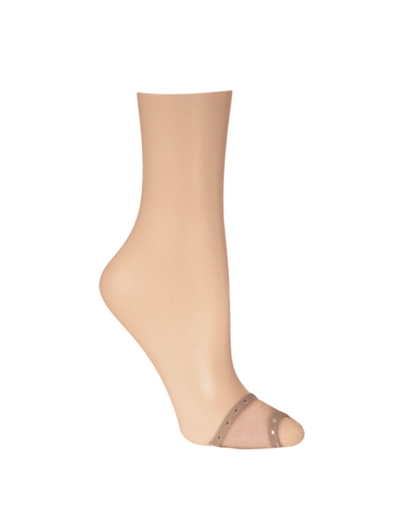 Ultra-Sheer Stretch Open Toe Cover - Womens - Female, One Size, Nude