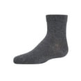 thumbnail image 1 of MeMoi Unisex Basics Kids Cotton Blend Ankle Socks - Girls - Female, 6, Dark Gray, 1 of 8