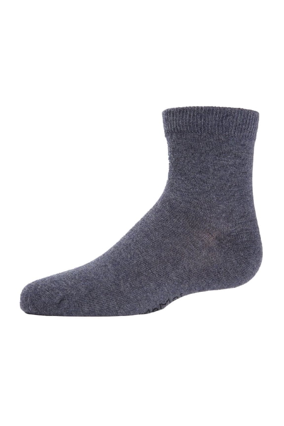 Unisex Basics Kids Cotton Blend Ankle Socks - Girls - Female, 12, Dark Denim
