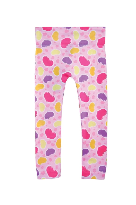 Valentine Bubble Love Comfort Stretch Leggings - Girls - Female (4-6, Light Pink)
