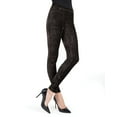 thumbnail image 1 of MeMoi Wide-Rib Stretch Corduroy Leggings - Womens - Female (S/M, Black), 1 of 7