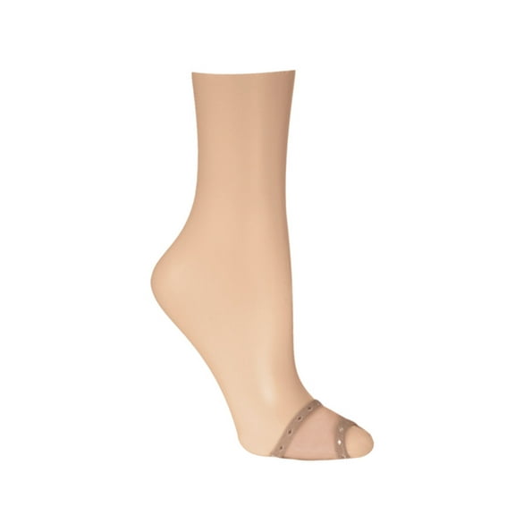 MeMoi Ultra-Sheer Stretch Open Toe Cover - Womens - Female, One Size, Nude