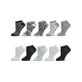 thumbnail image 1 of MeMoi Women's 10 Pair Pack Animal Print Low Cut Socks - Mens - Male, 1 of 4