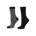 thumbnail image 1 of MeMoi Women's 2 Pack Wool Waves Crew Socks - Mens - Male, 1 of 8