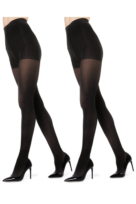 Women's 2 Pair Pack Super Opaque 80 Denier Tights - Womens - Female