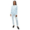 thumbnail image 1 of MeMoi Women's Bear and Campfire Fun Two-Piece PJ Set in a Bag - Womens - Female, L, Sky Blue, 1 of 9