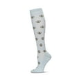 thumbnail image 1 of Wellfit Women's Bees Bamboo Blend 8-15 MMHG Graduated Compression Socks, 9-11, Light Blue, 1 of 4