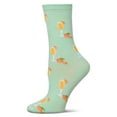 thumbnail image 1 of MeMoi Women's Bellinis Rayon From Bamboo Crew Socks - Womens - Female, 9-11, Mint, 1 of 3