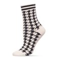 thumbnail image 1 of MeMoi Women's Classic Houndstooth Cotton Blend Crew Sock - Womens - Female, 1 of 6
