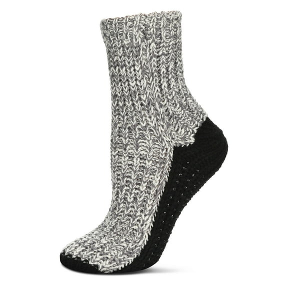MeMoi Women's Combo Sole Anklet Home Socks - Womens - Female, OS, Black