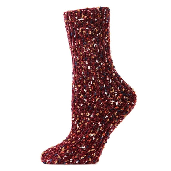 MeMoi Women's Confetti Plush Cozy Tufted Crew Sock - Mens - Male