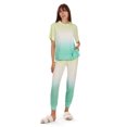 thumbnail image 1 of MeMoi Women's Dip Dye Gradient Yummy Terry Cloth Jogger Pants - Womens - Female, 1 of 6