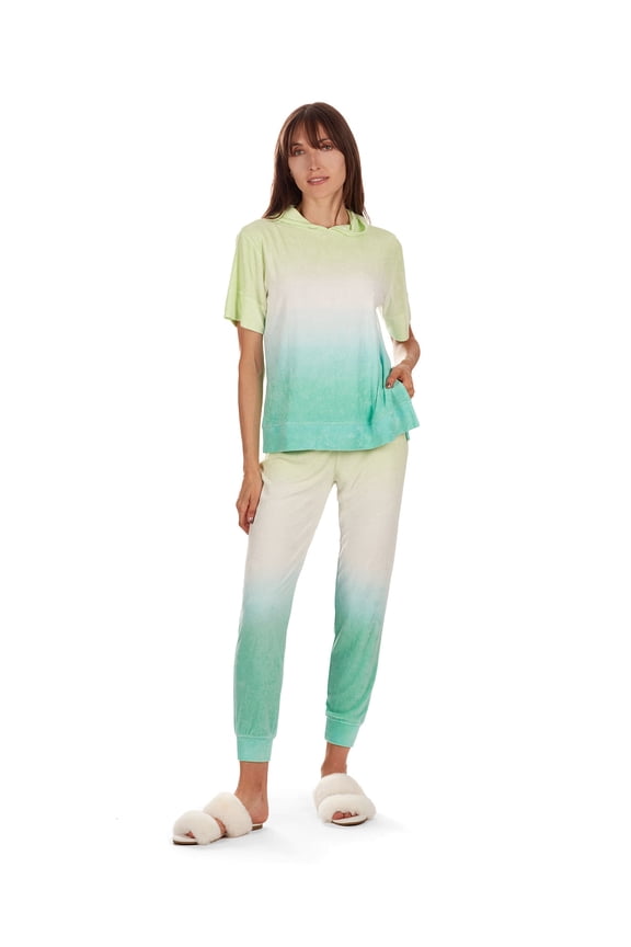 Women's Dip Dye Gradient Yummy Terry Cloth Jogger Pants - Womens - Female