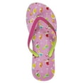 thumbnail image 1 of MeMoi Women's Drinks Flip Flops & Mesh Bag Set - Womens - Female, 1 of 5