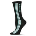 thumbnail image 1 of MeMoi Women's Faith Rayon from Bamboo Crew Socks - Womens - Female, 9-11, Black, 1 of 2