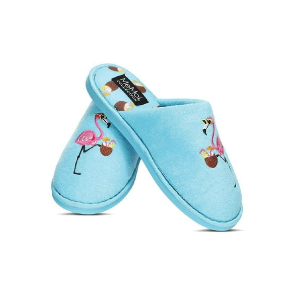MeMoi Women's Feeling Flamazing Terry Slide Slippers - Womens - Female, S, Sea Blue