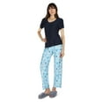 thumbnail image 1 of MeMoi Women's Hanukcat Two-Piece PJ Set in a Bag - Womens - Female, XL, Blue Frost, 1 of 10