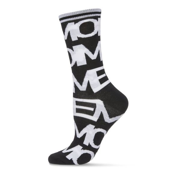 MeMoi Women's Have a Me Moment MeMoi Fashion Crew Sock - Mens - Male