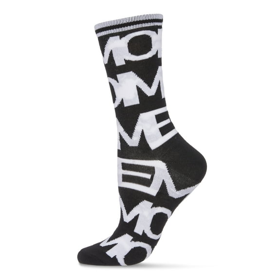 MeMoi Women's Have a Me Moment MeMoi Fashion Crew Sock - Mens - Male