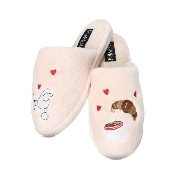 MeMoi Women's I Love Paris Plush Slippers - Womens - Female
