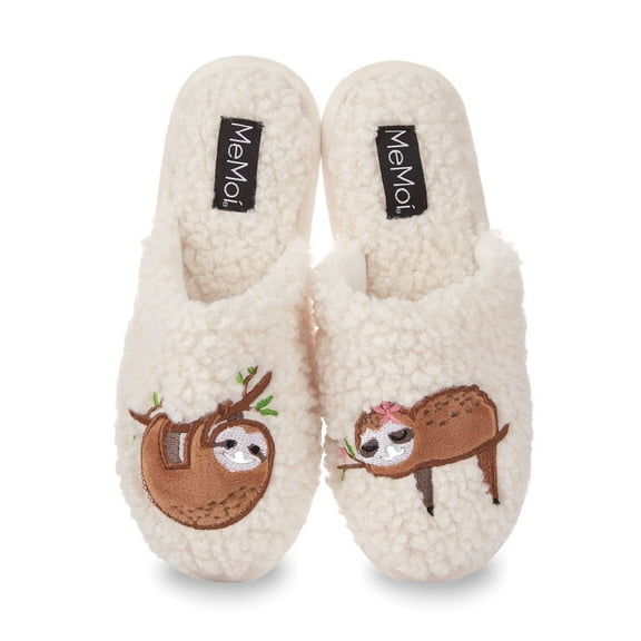 MeMoi Women's Lazy Daze Sloth Hard Bottom Slippers - Womens - Female