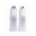 thumbnail image 1 of MeMoi Women's Lemon & Banana Low-Cut Tab Socks - Womens - Female, 9-11, White, 1 of 5